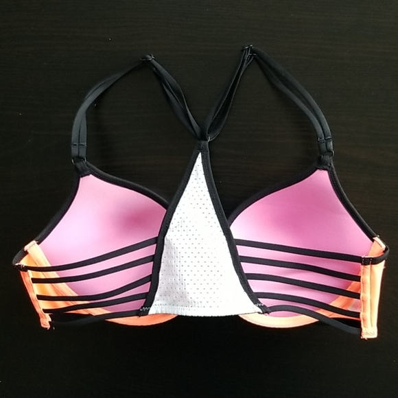 PINK Front Clasp Racerback Bra (34C) - Picture 2 of 4